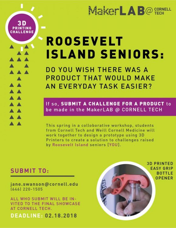 MakerLAB @ Cornell Tech Wants Your Help in Making Better Stuff MakerLAB @ Cornell Tech Wants Your Help in Making Better Stuff